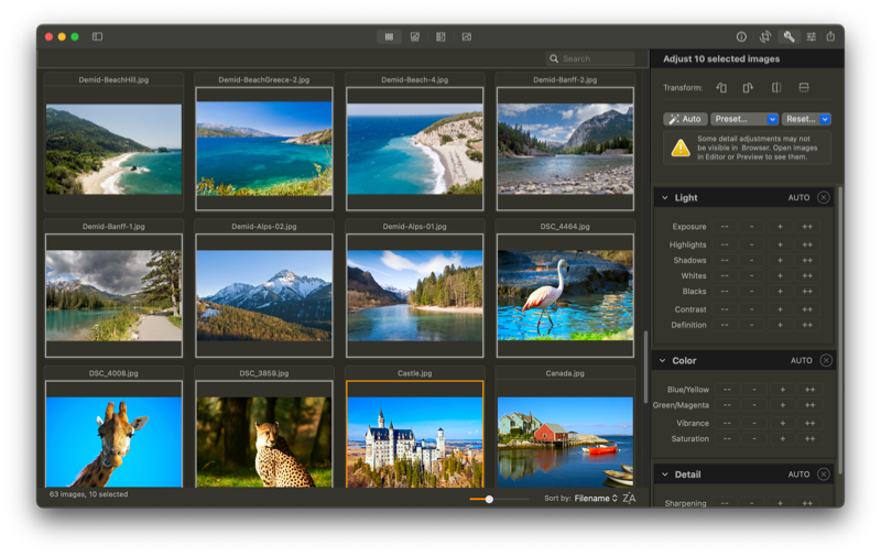 iBatch screenshot - Batch Editor