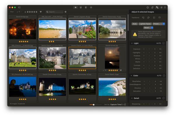 Photo Sense screenshot - Batch Processing