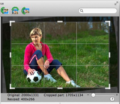 Resize Sense - Crop and straighten